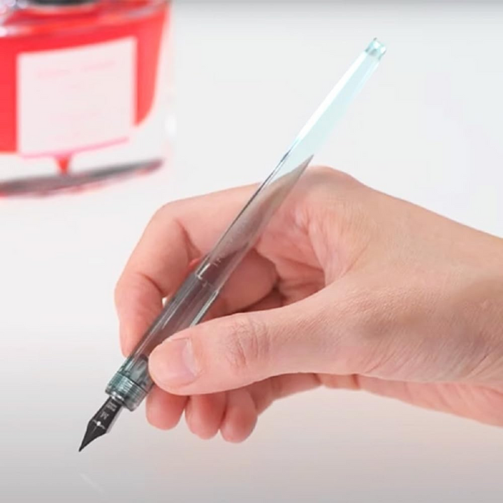Pilot Iro-Utsushi Dip Fountain Pen - Clear — with packaging