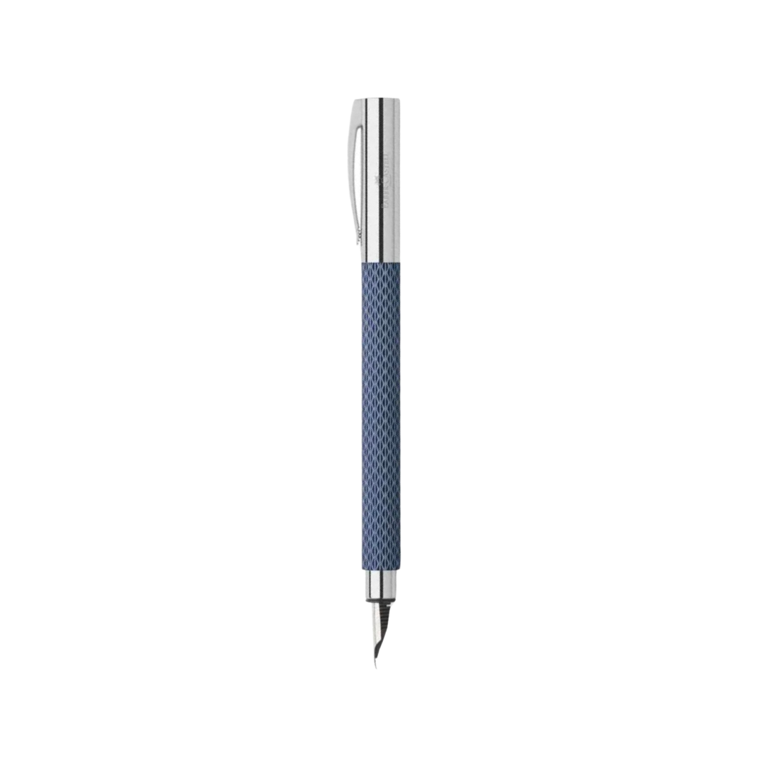 Faber-Castell Ambition Fountain Pen OpArt Deep Water — side view