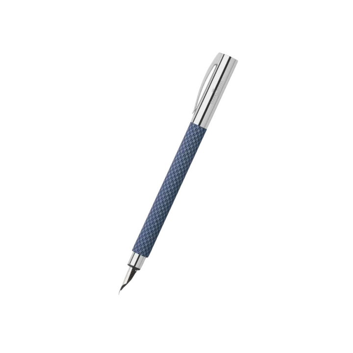 Faber-Castell Ambition Fountain Pen OpArt Deep Water — front view