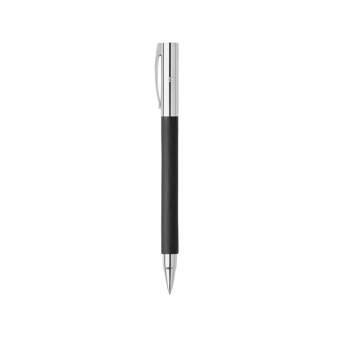 Faber-Castell Ambition Rollerball Pen Resin Black — Faber-Castell rollerball pen — fluid gel ink writing instrument, at Cityluxe Singapore