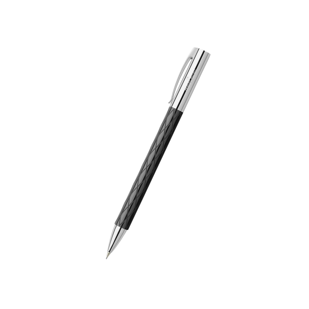 Faber-Castell Ambition Twist Pencil Rhombus Black — Faber-Castell mechanical pencil — precision drafting and writing pencil, at Cityluxe Singapore