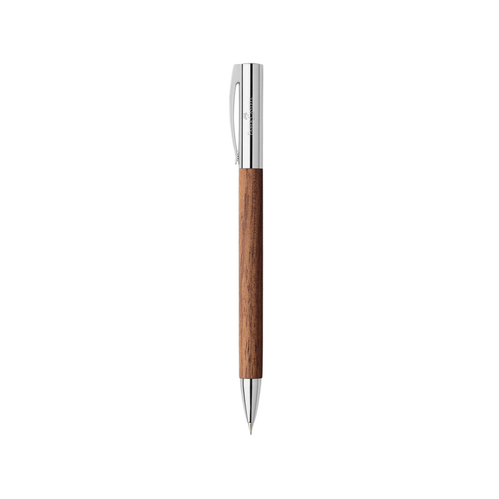 Faber-Castell Ambition Twist Pencil Walnut Wood — Faber-Castell mechanical pencil — precision drafting and writing pencil, at Cityluxe Singapore