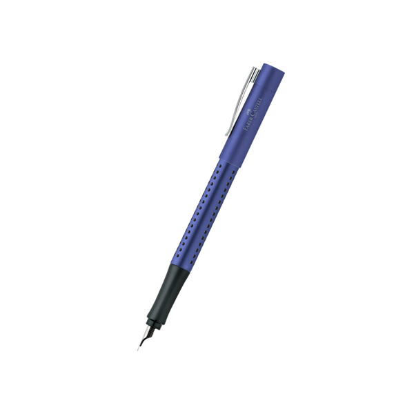 Faber-Castell Grip 2011 Fountain Pen Blue — Faber-Castell fountain pen — precision nib writing instrument, at Cityluxe Singapore stationery store
