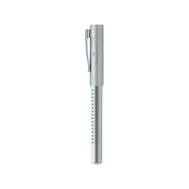 Faber-Castell Grip 2011 Fountain Pen Silver (FPD 2024) [Pre-Order] — Faber-Castell fountain pen — precision nib writing instrument, at Cityluxe Singapore stationery store