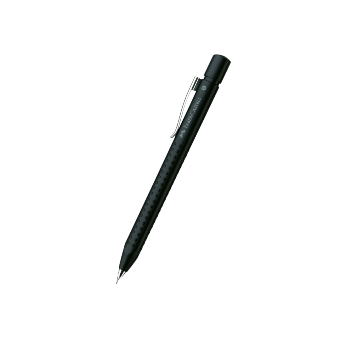 Faber-Castell Grip 2011 Mechanical Pencil (0.7mm) Matt Black — Faber-Castell mechanical pencil — precision drafting and writing pencil, at Cityluxe Singapore