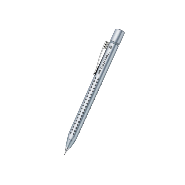 Faber-Castell Grip 2011 Mechanical Pencil (0.7mm) Silver — Faber-Castell mechanical pencil — precision drafting and writing pencil, at Cityluxe Singapore