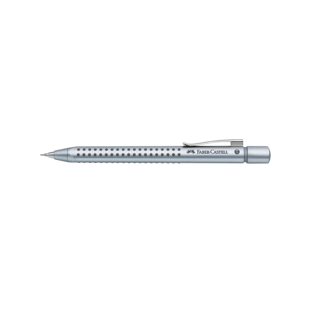 Faber-Castell Grip 2011 Mechanical Pencil (0.7mm) Silver — Faber-Castell mechanical pencil — precision drafting and writing pencil, at Cityluxe Singapore