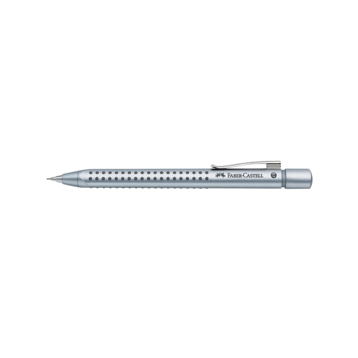 Faber-Castell Grip 2011 Mechanical Pencil (0.7mm) Silver — Faber-Castell mechanical pencil — precision drafting and writing pencil, at Cityluxe Singapore