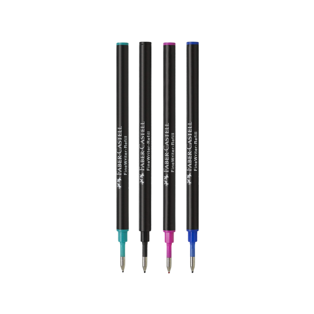 Faber-Castell Grip Finewriter Refill — Faber-Castell rollerball pen — fluid gel ink writing instrument, at Cityluxe Singapore