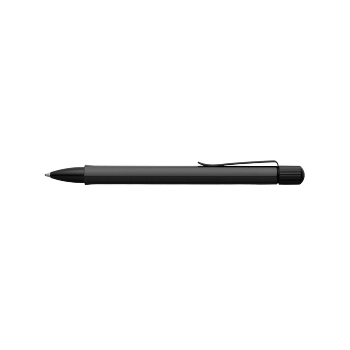 Faber-Castell Hexo Ballpoint Pen - Black Matt — tip detail