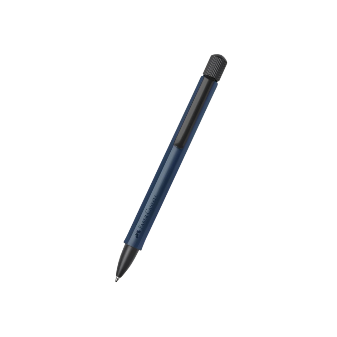Faber-Castell Hexo Ballpoint Pen - Blue — capped