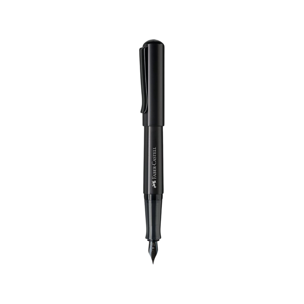 Faber-Castell Hexo Black Matt Fountain Pen — Faber-Castell fountain pen — precision nib writing instrument, at Cityluxe Singapore stationery store