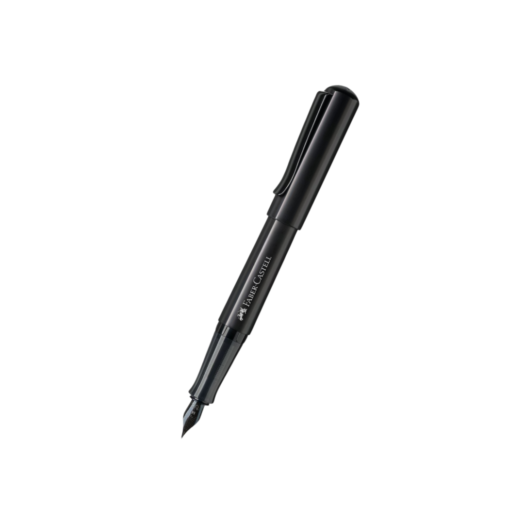 Faber-Castell Hexo Black Matt Fountain Pen — Faber-Castell fountain pen — precision nib writing instrument, at Cityluxe Singapore stationery store