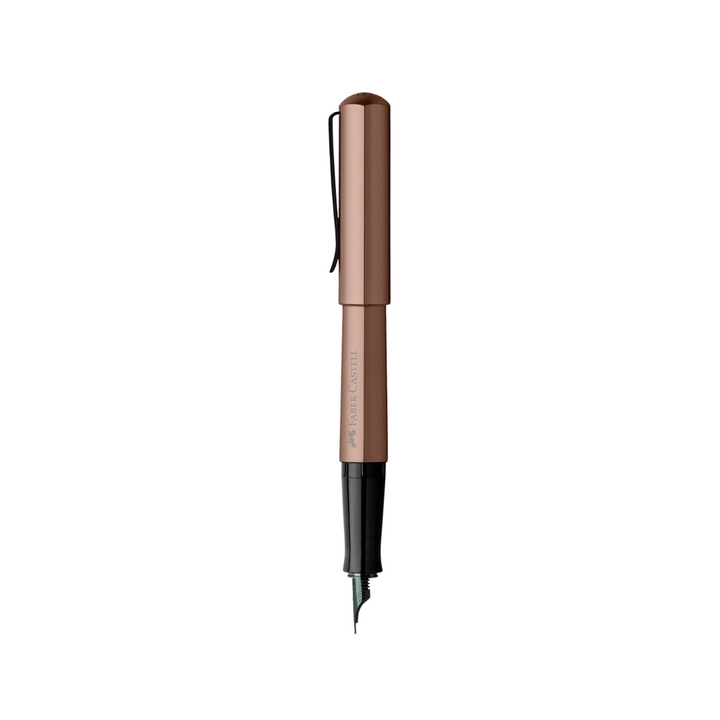 Faber-Castell Hexo Bronze Fountain Pen — Faber-Castell fountain pen — precision nib writing instrument, at Cityluxe Singapore stationery store