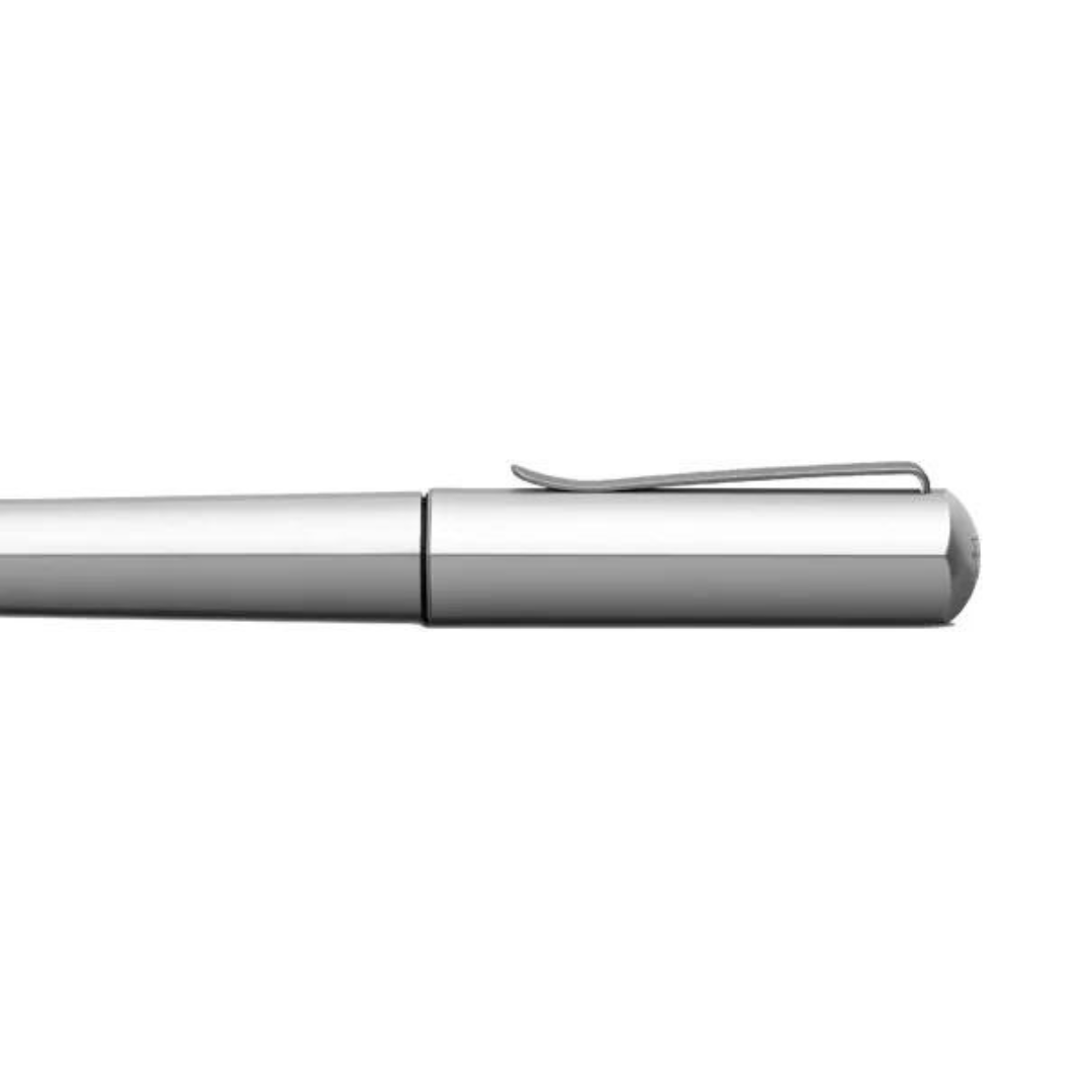 Faber-Castell Hexo Fountain Pen - Silver — with packaging