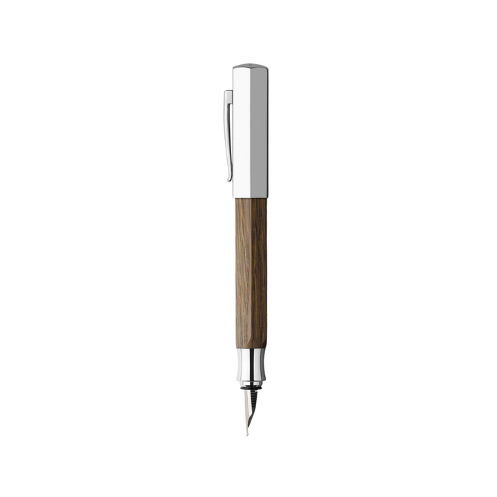 Faber-Castell Ondoro Fountain Pen Smoked Oak (FPD 2024) — Faber-Castell fountain pen — precision nib writing instrument, at Cityluxe Singapore stationery store