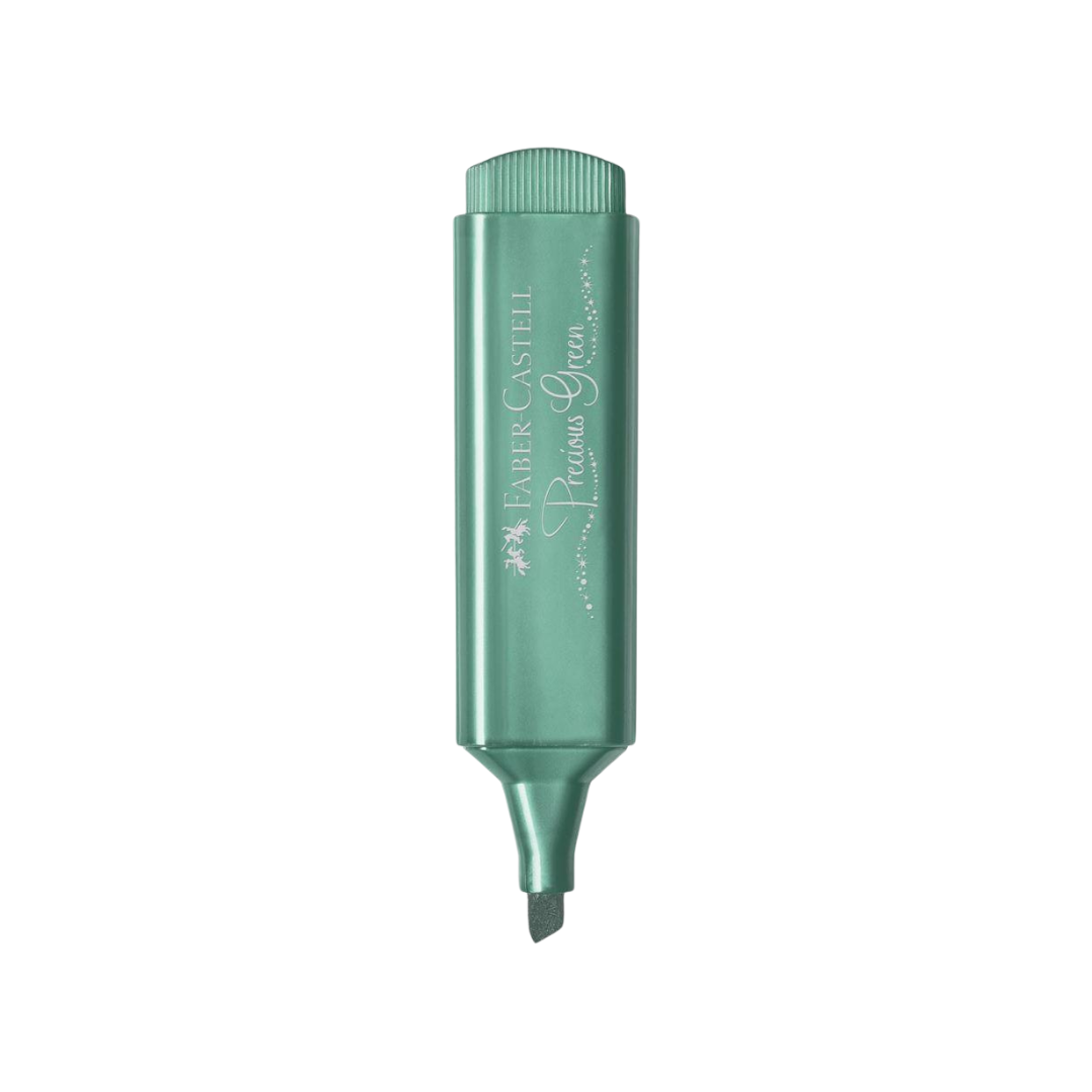Faber-Castell Highlighter TL 46 Metallic Precious Green — side view