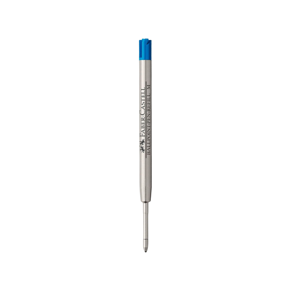 Faber-Castell Ballpoint Pen Refill — uncapped with cap posted