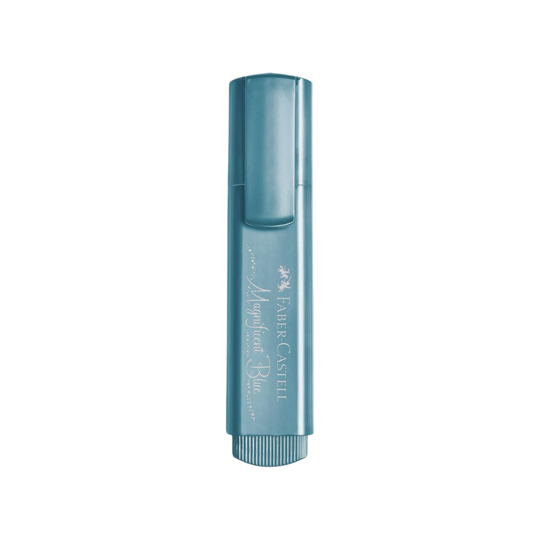 Faber-Castell Highlighter TL 46 Metallic Magnificent Blue — detail view