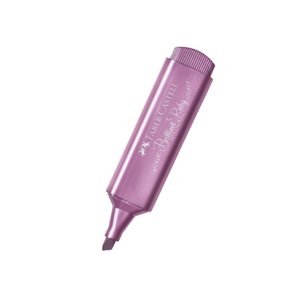 Faber-Castell Highlighter TL 46 Metallic Ruby — Faber-Castell marker — premium stationery and lifestyle, at Cityluxe Singapore