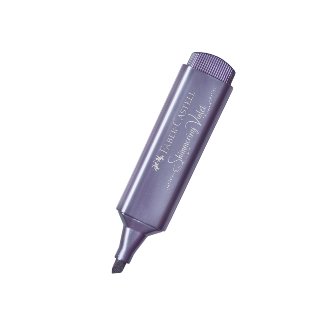 Faber-Castell Highlighter TL 46 Metallic Shimmering Violet — front view