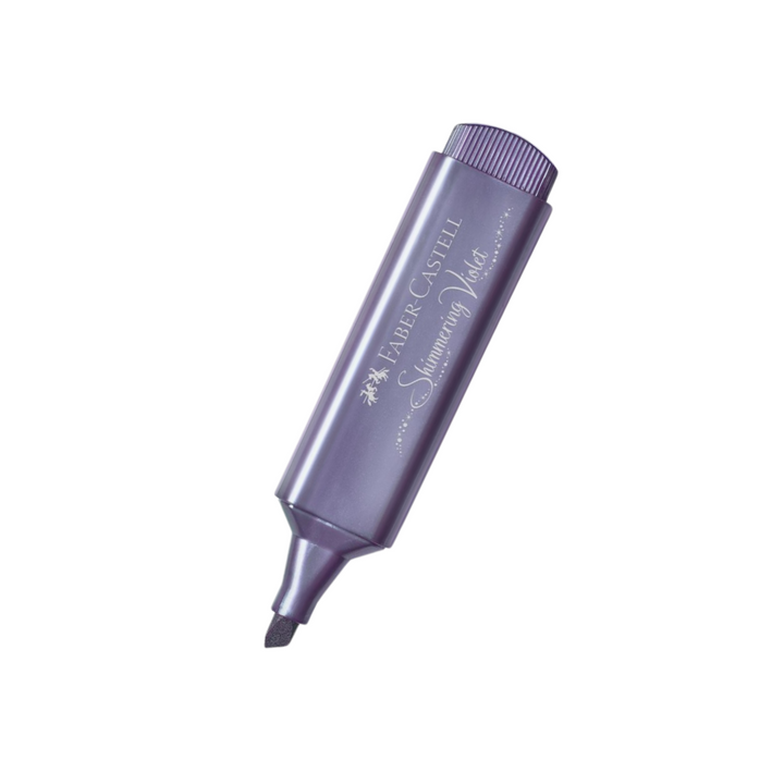 Faber-Castell Highlighter TL 46 Metallic Shimmering Violet — front view