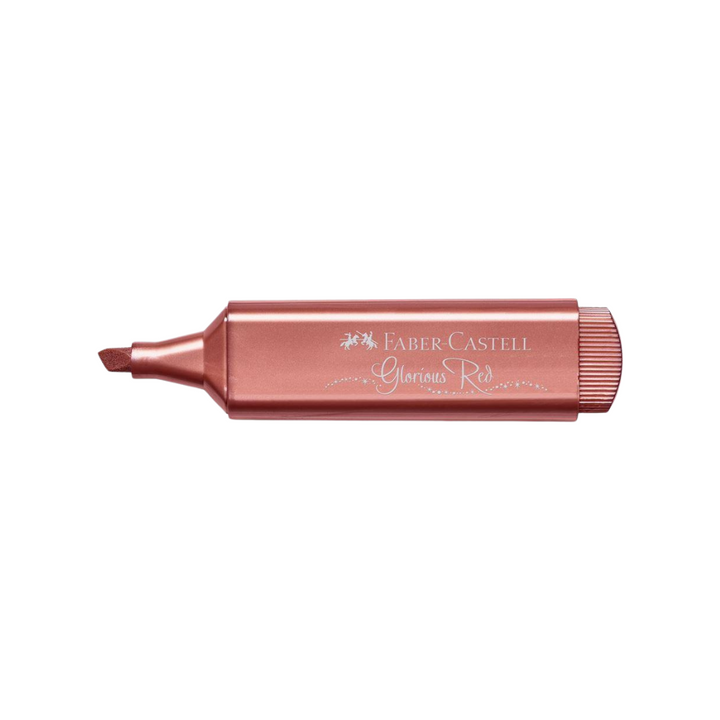 Faber-Castell Highlighter TL 46 Metallic Glorious Red — in use