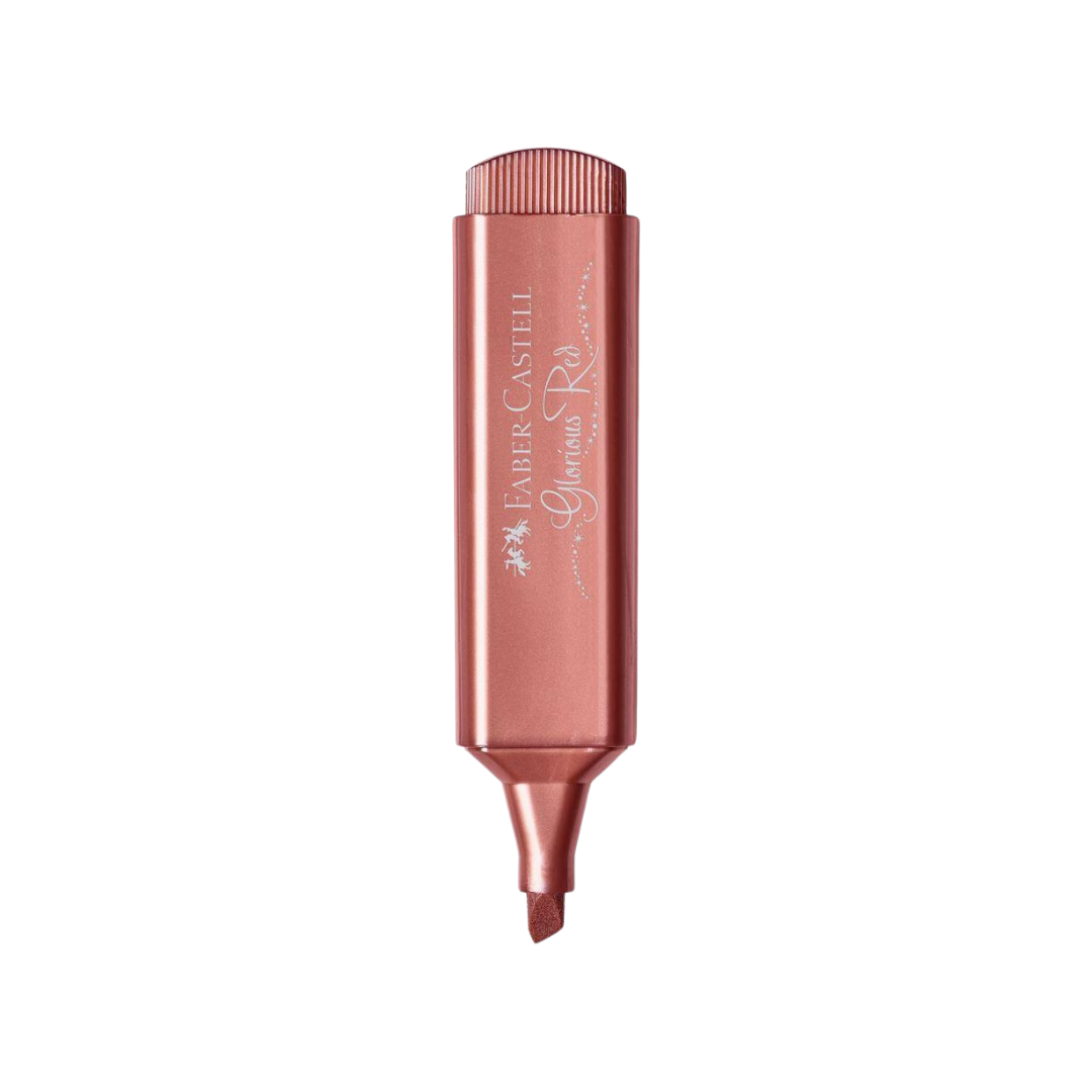 Faber-Castell Highlighter TL 46 Metallic Glorious Red — side view