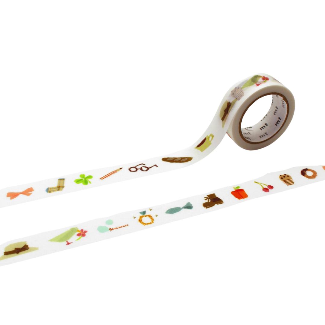 MT × Miki Tamura Washi Tape - Favorite — roll front