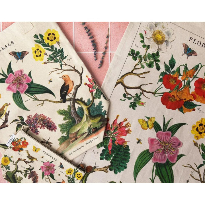 Cavallini Tote Bag - Floreale — detail view