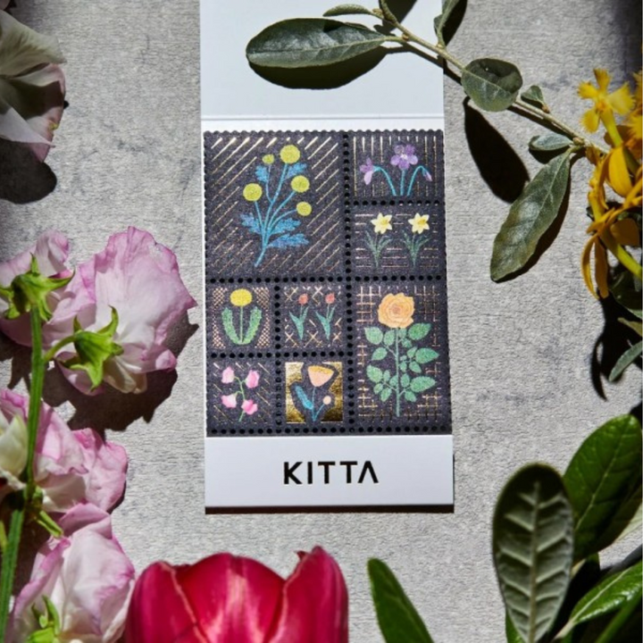 KITTA Special Masking Seal Sticker - Flower — detail view
