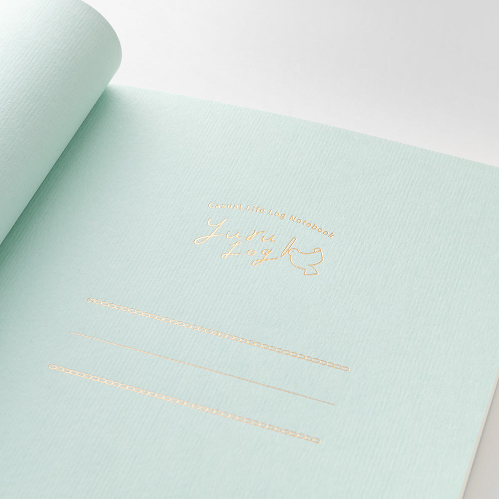 Midori Yuru Log Notebook [B6] - Free Diary Monthly — pocket detail
