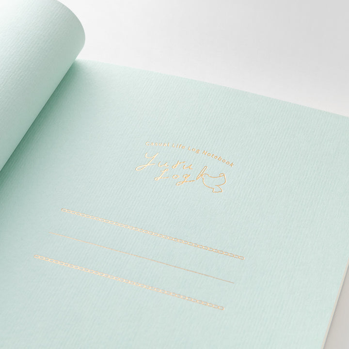 Midori Yuru Log Notebook [B6] - Free Diary Monthly — pocket detail