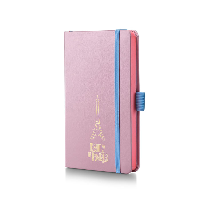 Sheaffer Gift Set ft. Emily in Paris Sentinel 321 Pink Matte Finish Ballpoint Pen with Chrome Trims and Small Hardbound Notebook — Sheaffer ballpoint pen — reliable smooth-writing everyday pen, at Cit