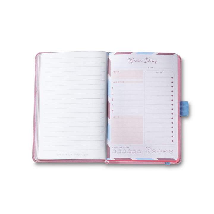 Sheaffer Gift Set ft. Emily in Paris Sentinel 321 Pink Matte Finish Ballpoint Pen with Chrome Trims and Small Hardbound Notebook — Sheaffer ballpoint pen — reliable smooth-writing everyday pen, at Cit
