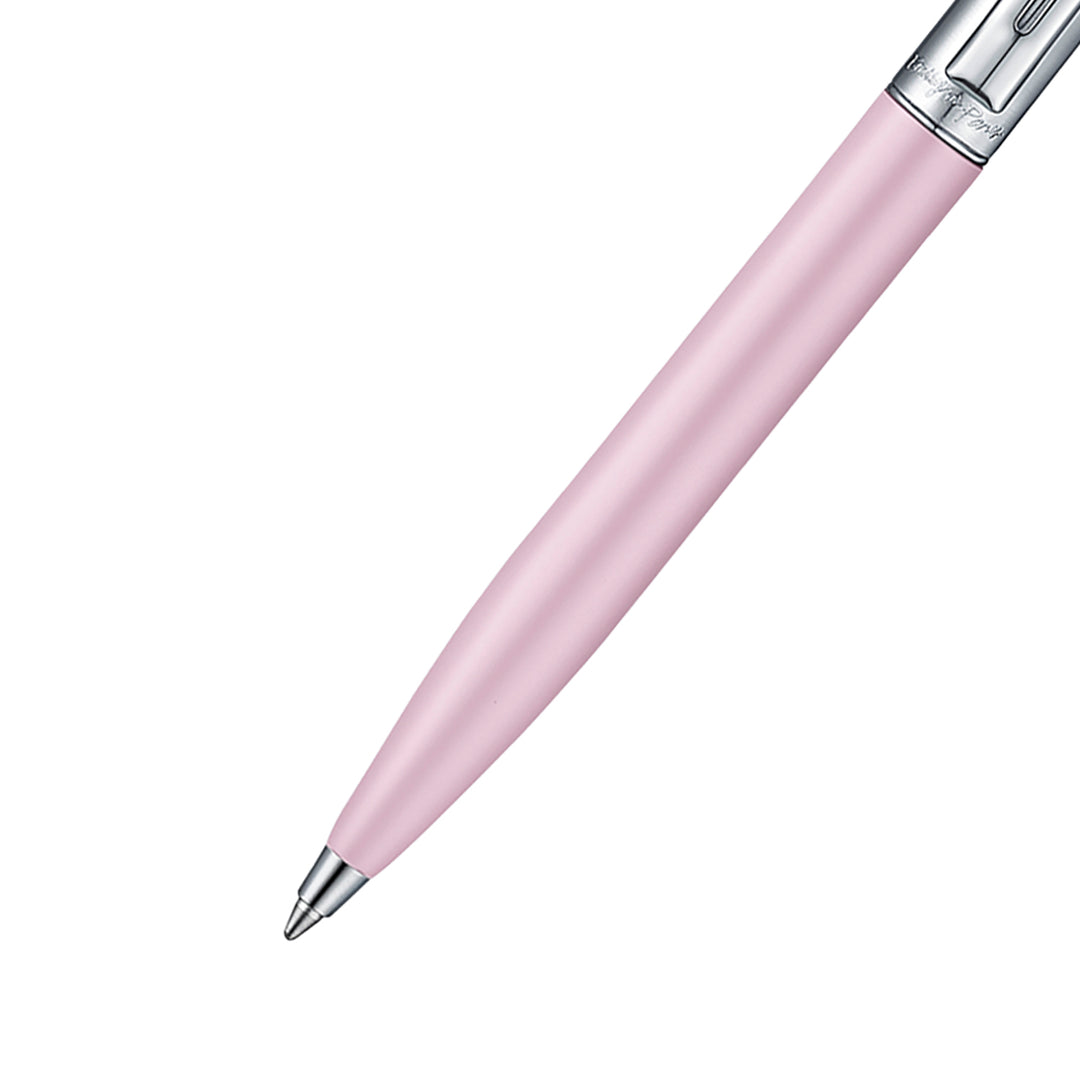 Sheaffer Gift Set ft. Emily in Paris Sentinel 321 Pink Matte Finish Ballpoint Pen with Chrome Trims and Small Hardbound Notebook — Sheaffer ballpoint pen — reliable smooth-writing everyday pen, at Cit