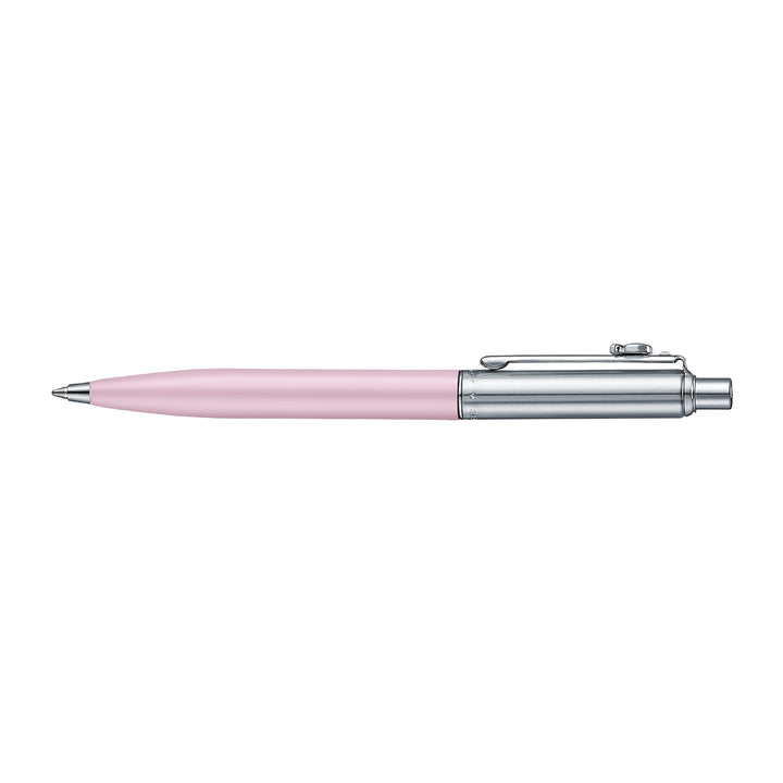 Sheaffer Gift Set ft. Emily in Paris Sentinel 321 Pink Matte Finish Ballpoint Pen with Chrome Trims and Small Hardbound Notebook — Sheaffer ballpoint pen — reliable smooth-writing everyday pen, at Cit