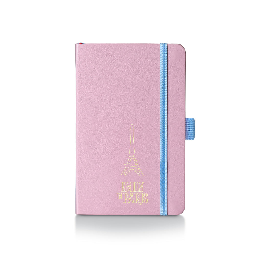 Sheaffer Gift Set ft. Emily in Paris Sentinel 321 Pink Matte Finish Ballpoint Pen with Chrome Trims and Small Hardbound Notebook — Sheaffer ballpoint pen — reliable smooth-writing everyday pen, at Cit