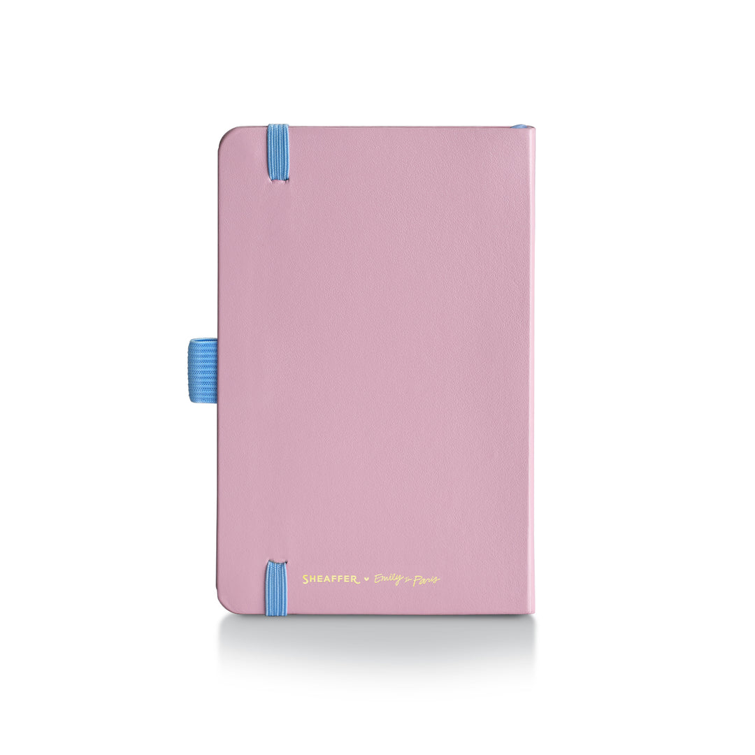 Sheaffer Gift Set ft. Emily in Paris Sentinel 321 Pink Matte Finish Ballpoint Pen with Chrome Trims and Small Hardbound Notebook — Sheaffer ballpoint pen — reliable smooth-writing everyday pen, at Cit