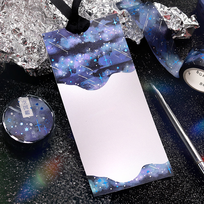 BGM Foil Stamping Masking Tape: Sky Encyclopedia - Galaxy — colour swatch