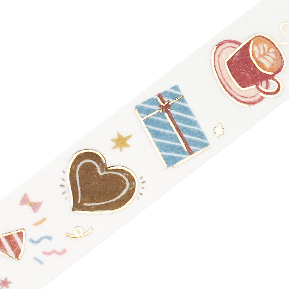 BGM Foil Stamping Masking Tape - Gift For You — pattern detail