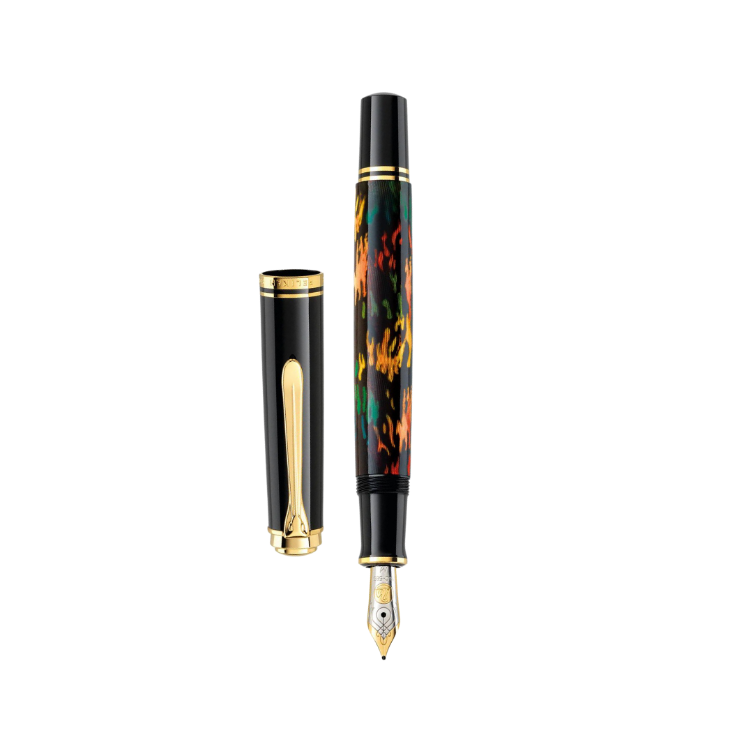 Pelikan Souveran Special Edition M600 Art Collection Fountain Pen - Glauco Cambon [Pre-Order] — nib close-up