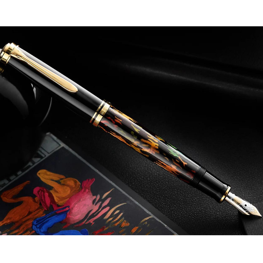 Pelikan Souveran Special Edition M600 Art Collection Fountain Pen - Glauco Cambon [Pre-Order] — flat lay