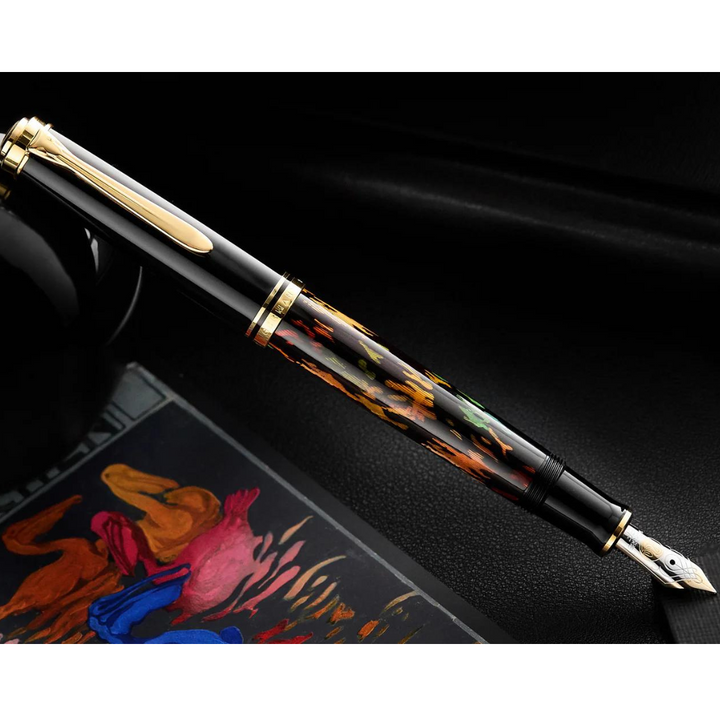 Pelikan Souveran Special Edition M600 Art Collection Fountain Pen - Glauco Cambon [Pre-Order] — flat lay