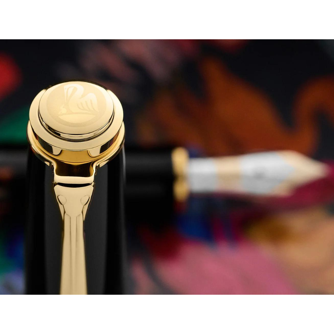 Pelikan Souveran Special Edition M600 Art Collection Fountain Pen - Glauco Cambon [Pre-Order] — flat lay