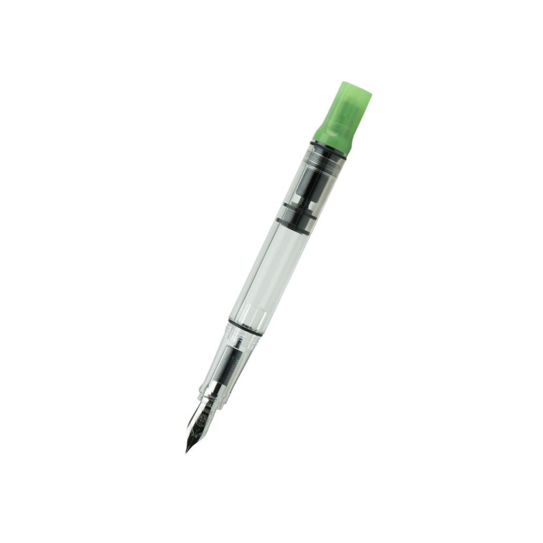 TWSBI ECO Fountain Pen Glow Green — TWSBI fountain pen — precision nib writing instrument, at Cityluxe Singapore stationery store