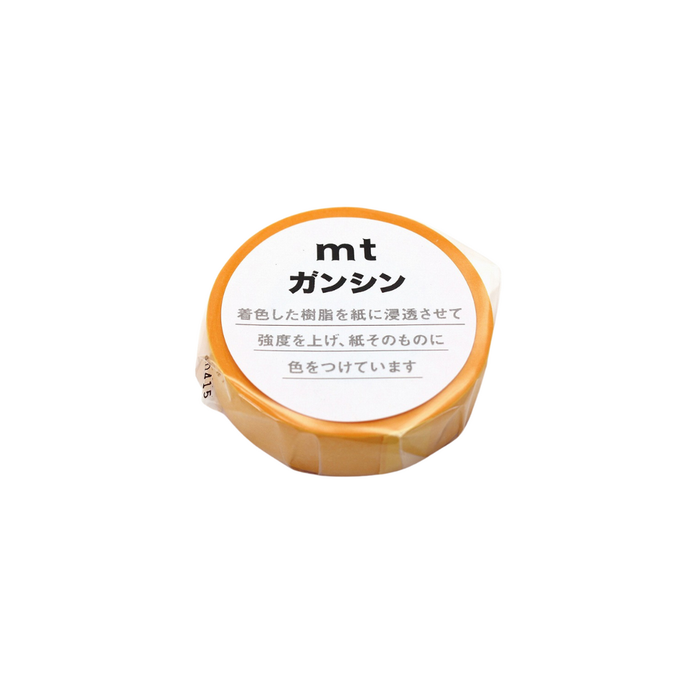 MT Ganshin Washi Tape - Golden Yellow — pattern detail