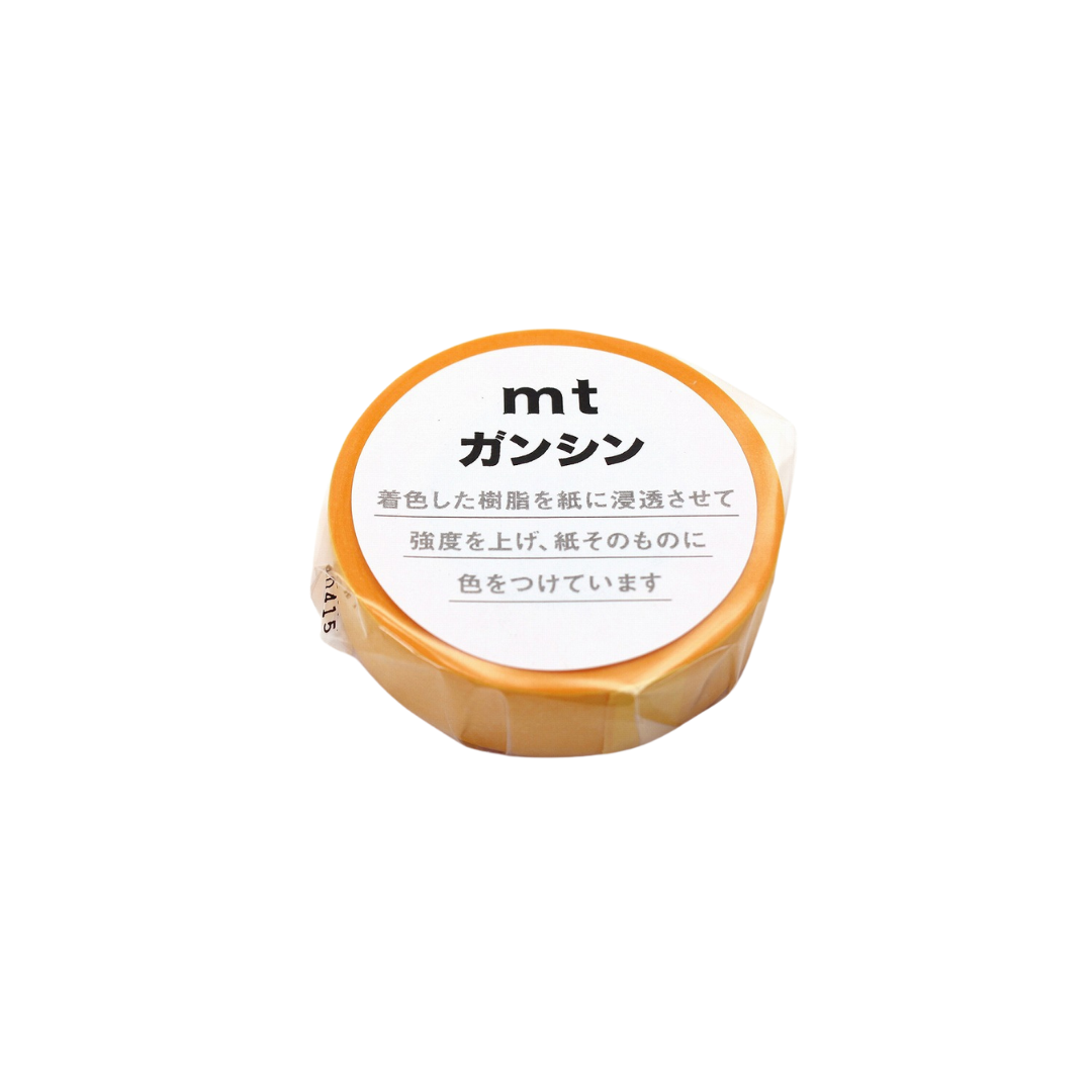 MT Ganshin Washi Tape - Golden Yellow — pattern detail