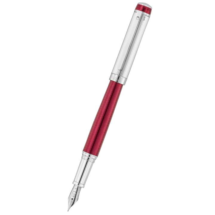 Waldmann Grandeur Series Burgundy Red — nib close-up