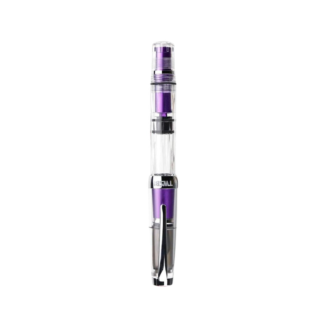 TWSBI Diamond Mini AL Fountain Pen - Grape — flat lay